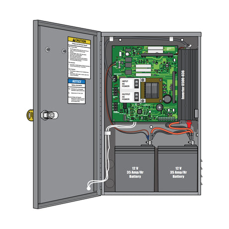 Doorking 1000-083 Inverter Battery Back Up schematics