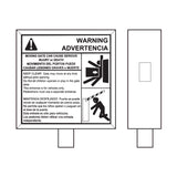 Señal de advertencia de control de tráfico iluminada Doorking 1615-082 (español)