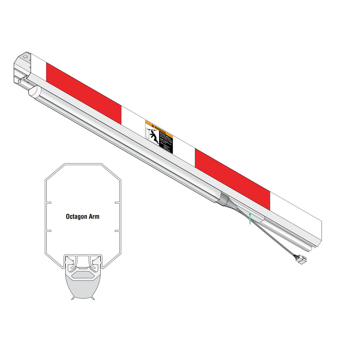 Doorking 8080-080 Reversing Edge