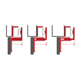 Enforcer E-941S-1K2/ZQ "Z" Bracket for 1200lb Maglock, mounting illustration