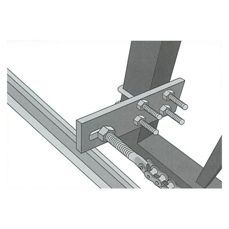 Eagle E-300 Kit on sliding gate, side view