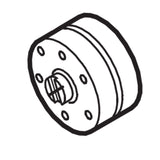 FAAC 3204435 Cast Iron Pump Lobe .75 Lt, illustration