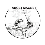 HySecurity MX4265 Target Magnet, parts diagram