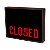 Signal Tech Lane Open/Closed LED Sign, showing "Closed" message