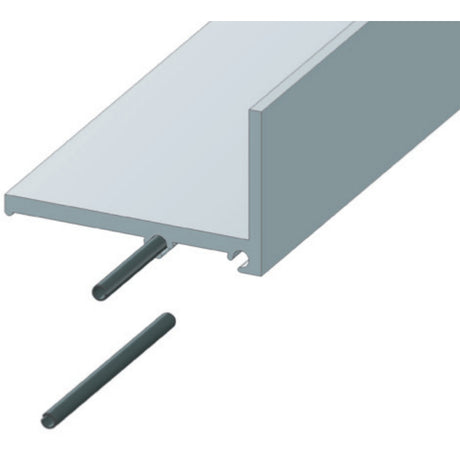 Hysecurity MX3885 Drive Rail 14ft shown with connecting pins