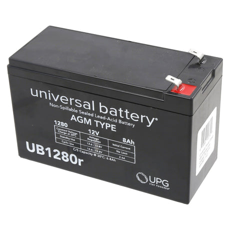 HySecurity MX002008 Battery 8 Amp AGM Type