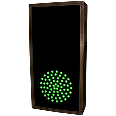 Signal Tech Vertical LED Traffic Light - Red/Green, showing green