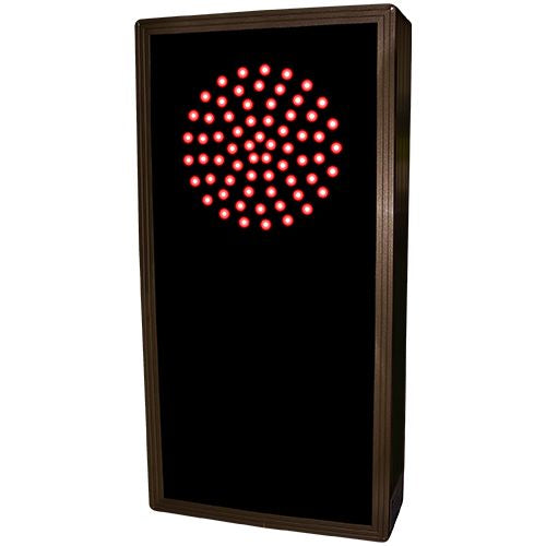 Signal Tech Vertical LED Traffic Light - Red/Green, showing red