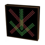 Signal-Tech LED "X" and "Down Arrow" Sign for Lane Control | theelitegateoffers.com
