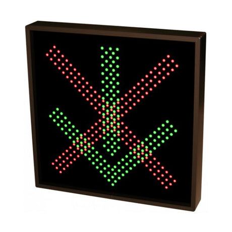 Signal-Tech LED "X" and "Down Arrow" Sign for Lane Control | theelitegateoffers.com