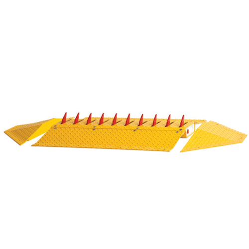 Doorking 1610 Traffic Spikes Surface Mount 3ft Section With 2 End Caps